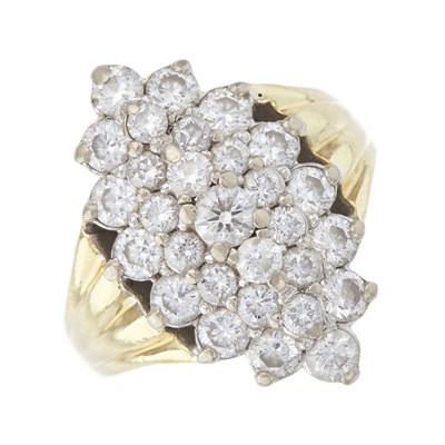 Lot 93 - An 18ct gold brilliant-cut diamond...
