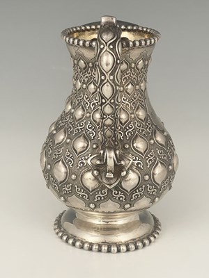 Lot 7 - A Victorian silver cream or milk jug, of...