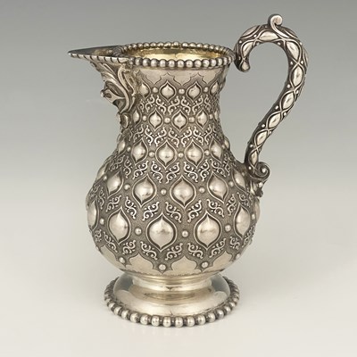 Lot 7 - A Victorian silver cream or milk jug, of...